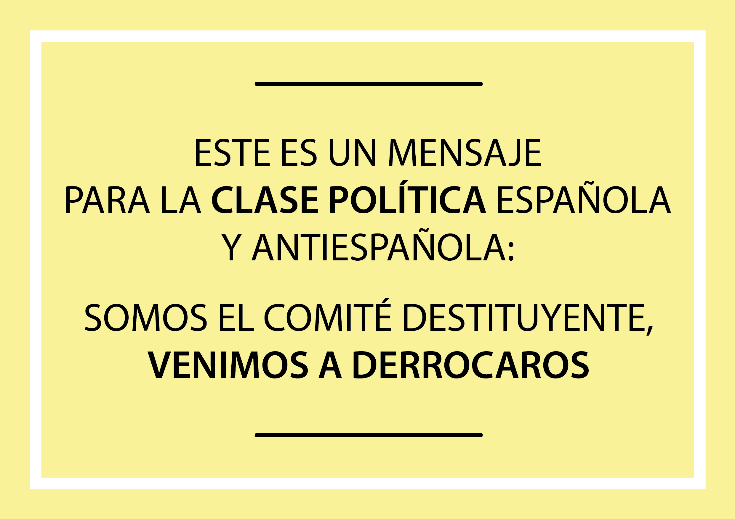 Cita del Comité Destituyente
